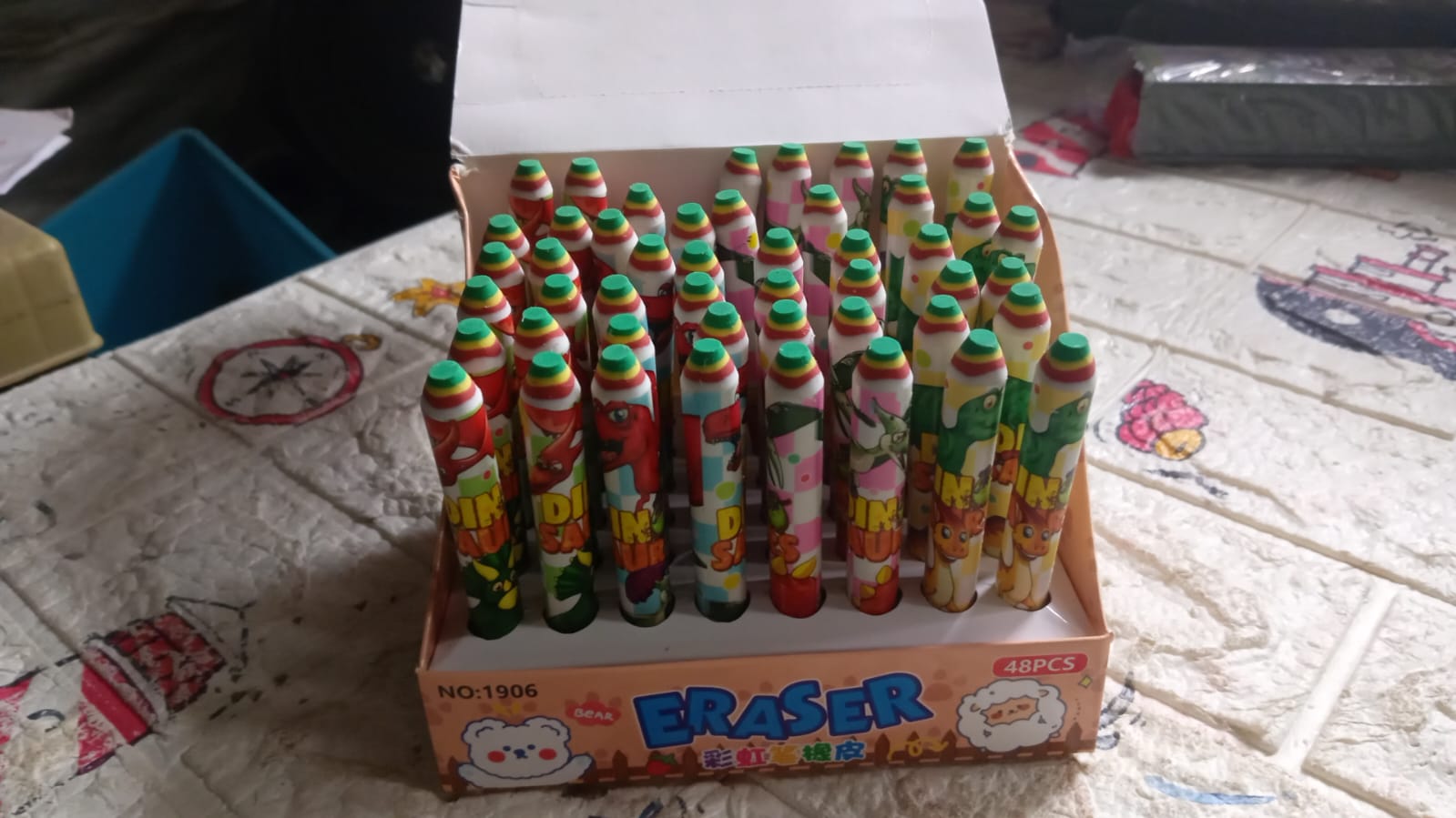 8830 Fancy Erasers for Kids in Different Shapes – Rainbow Erasers, Stationery Gift for Kids Pencil Shaped Eraser for Children School Kids/Birthday Return Gift for Children (48 Pcs Set) 8830 Fancy Erasers for Kids in Different Shapes – Rainbow Erasers, Stationery Gift for Kids Pencil Shaped Eraser for Children School Kids/Birthday Return Gift for Children (48 Pcs Set)